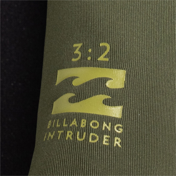 2023 Billabong Herre Intruder 3/2mm Back Zip Vddragt ABYW100202 - Antique Black
